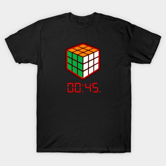 I solve a rubik's cube in 45 seconds t-shirt T-Shirt by TheCreatedLight